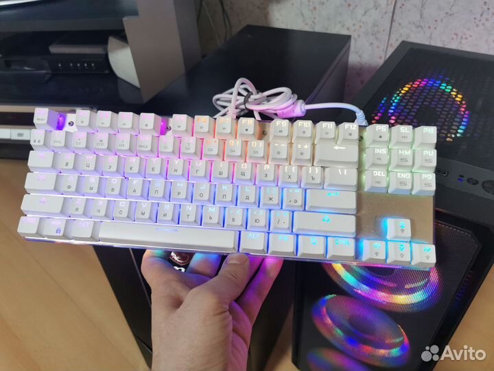 Механическая RGB клавиатура Motospeed K87s