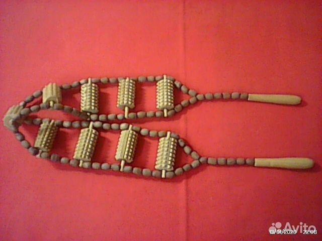 Массажёр деревянный