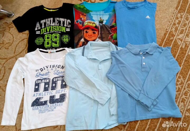 Вещи (много) пакетом для мальчика 140-146