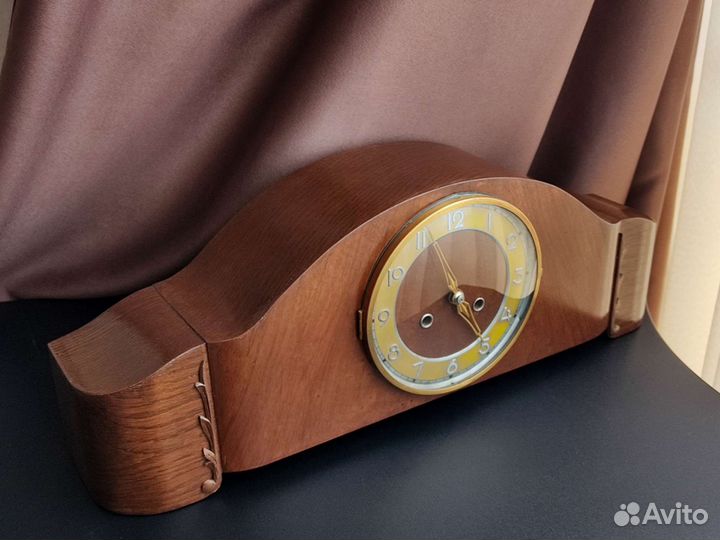 Старинные немецкие каминные часы