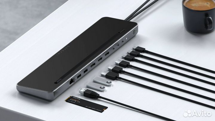 Satechi Dual Dock Stand, хаб для Macbook