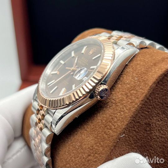 Часы Rolex DateJust II 41 mm шоколадные