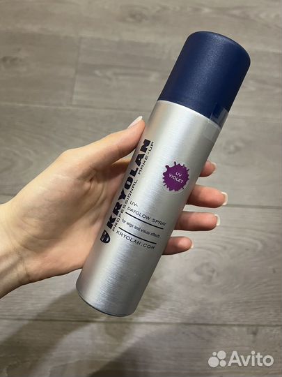 Фиолетовый спрей для волос и тела kryolan