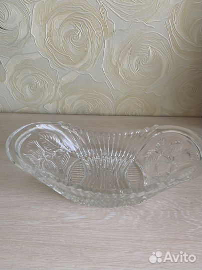 Салатник хрустальный