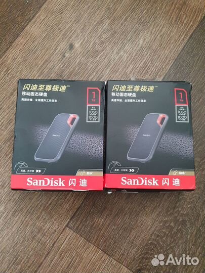 Ssd Sandisk Extreme Portable 1tb V2 E61 новые