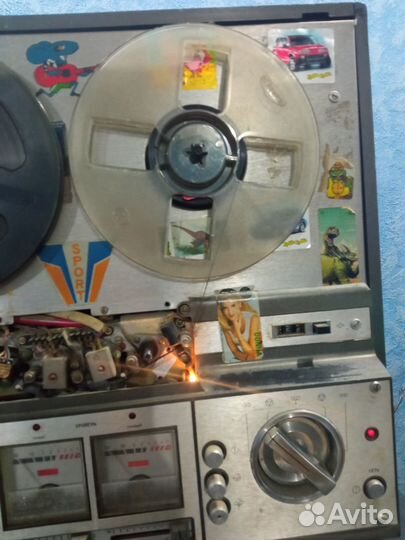 Катушечный магнитофон астра 110