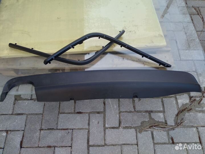 Накладки заднего бампера bmw е39