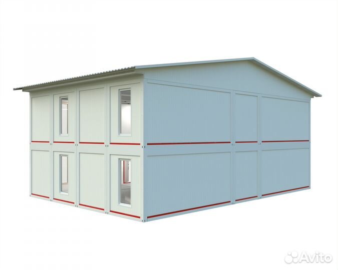 Модульное общежитие конвейт 2H-SE(В) -2 (280 м2) 2