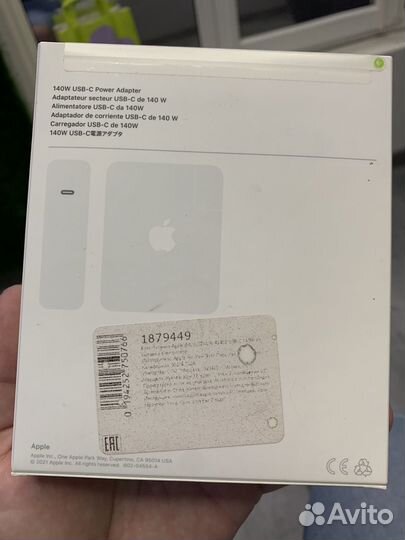Блок питания Apple macbook 140w
