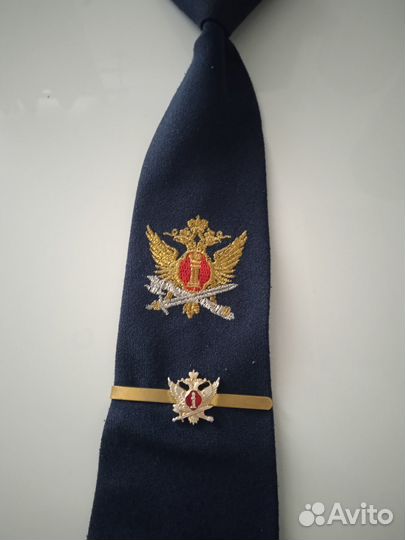 Галстук с зажимом фсин