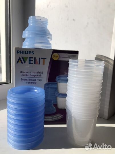 Контейнеры Philips Avent для хранения молока