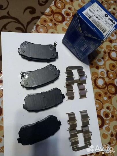 Задние тормозные колодки kia rio 2