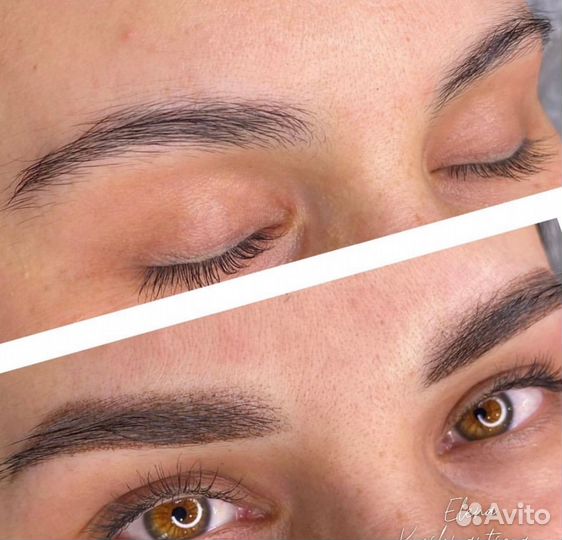 Перманентный макияж бровей