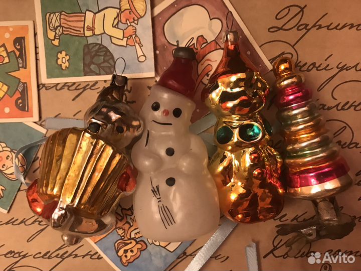 Лот ёлочных игрушек