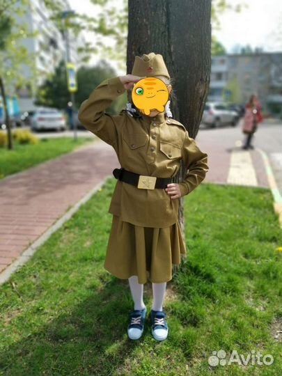 Военная форма для девочки на 8-10 лет