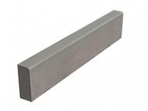 Поребрик бетонный серый 100х200х80, бордюр