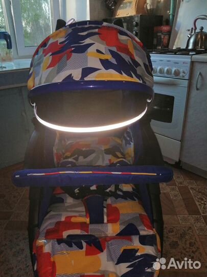 Коляска прогулочная Rant Lunar Graffity Blue