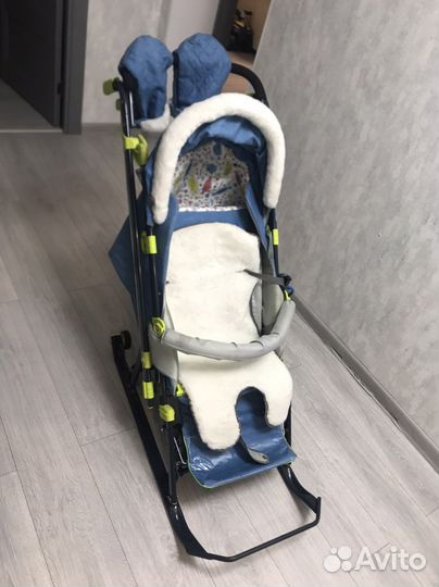 Санки коляска ника 7-3