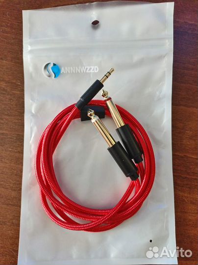 Кабель стерео Jack 3,5 на 2 Jack 6,3mm