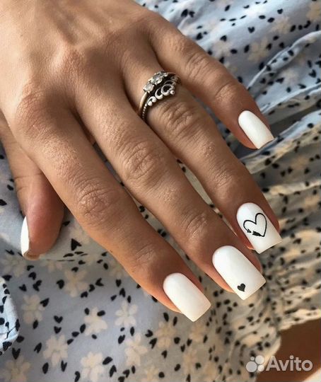 Маникюр наращивание ногтей