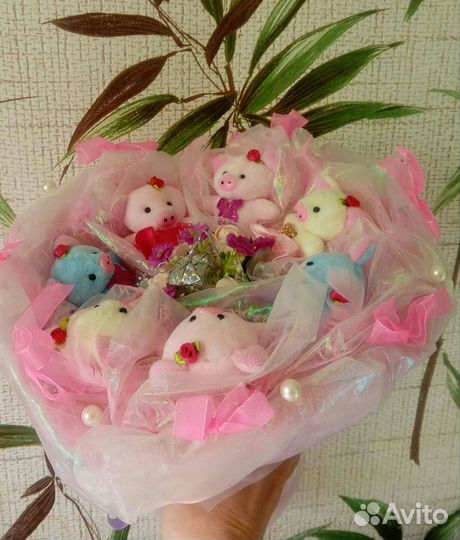 Букет из мягких игрушек