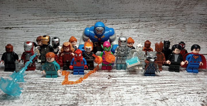 Lego marvel dc минифигурки