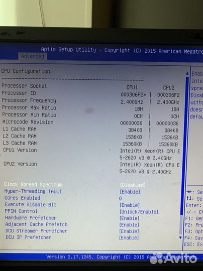 Сервер Supermicro x10drl-i Xeon 5-2620v3