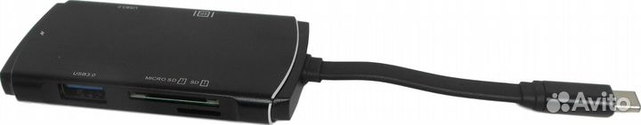 USB Хаб (разветвитель) Type-C + hdmi + картридер +