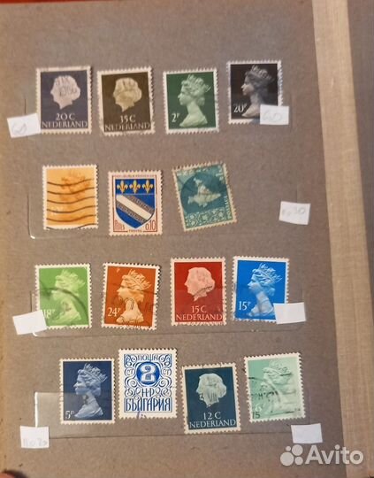 Альбом старых марок