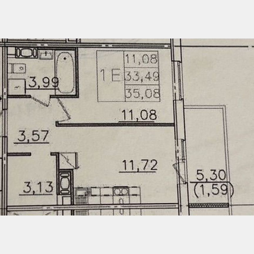 1-к. квартира, 38,8 м², 6/9 эт.