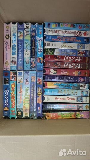 Видео касеты, мультфильмы