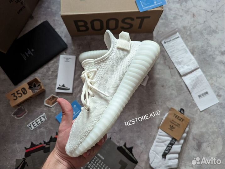 Adidas Yeezy Boost 350 Белые (36-45) + доставка