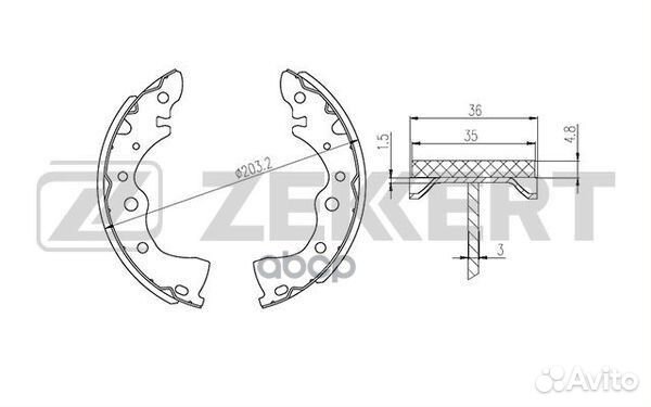 Колодки тормозные Nissan Almera Classic (B10) 06
