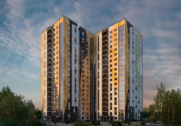 1-к. квартира, 45,1 м², 18/19 эт.