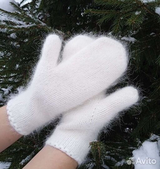 Варежки. Пух норки