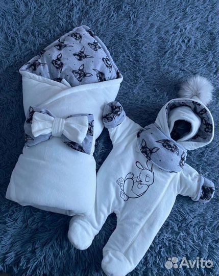 Конверт на выписку осень-зима.Пришлю видео