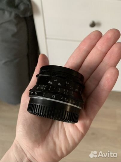 Объектив 7artisans 35mm F1.2 II micro 4/3, черный