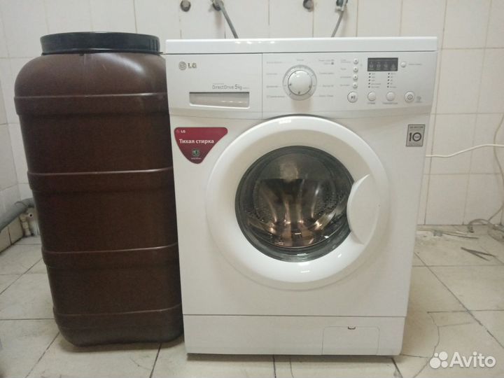 Стиральная машина LG с баком для частного дома