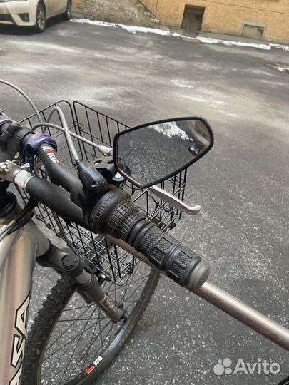 Складная корзина на велосипед