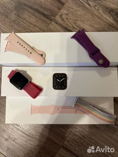 Часы apple watch 5 40 mm розовые