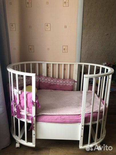 Детская кровать трансформер с маятником