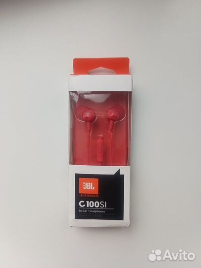 Проводные наушники оригинальные JBL C100Si