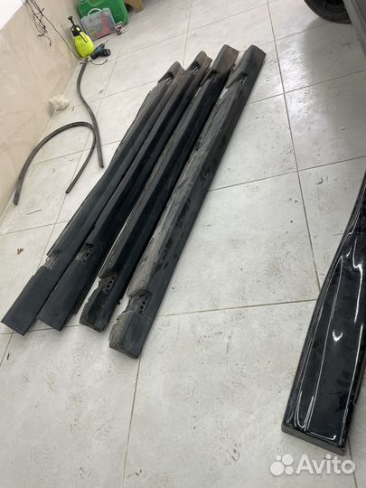 Накладки на пороги opel astra g