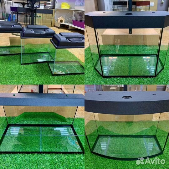 Аквариумы (от 10 до 200л) заводского качества