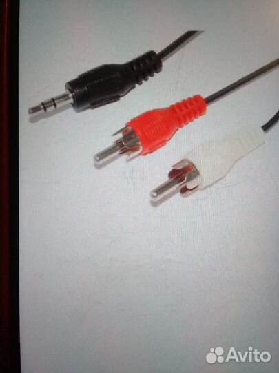 Кабель 3.5 Jack - 2 RCA 1м