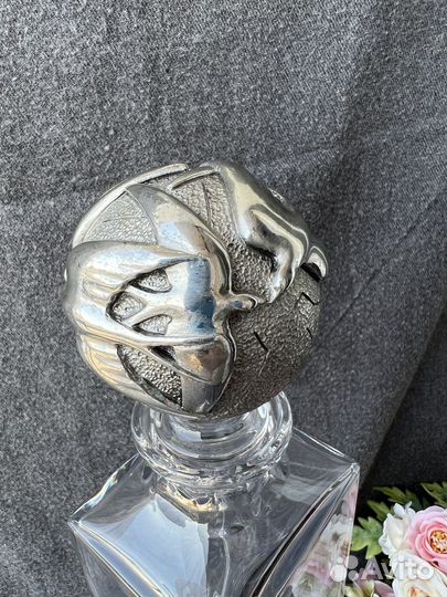 Графин, штоф хрустальный, винтаж Европа