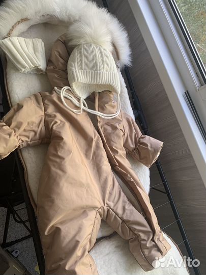 Зимний конверт для новорожденных