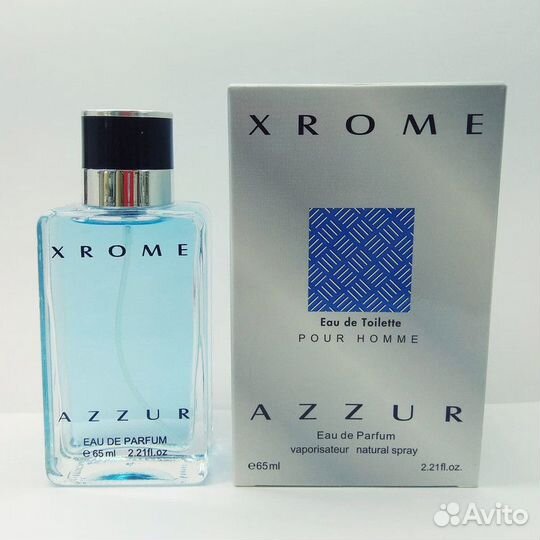 Духи xrome azzur 65 мл / мужской аромат