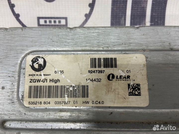 Блок ZGW Bmw 5-Series F10 2.0 2013