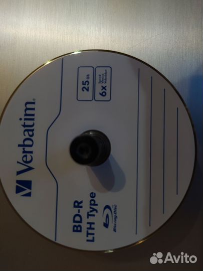 Болванки CD/DVD-R, BD-R verbatim 25 GB 6x